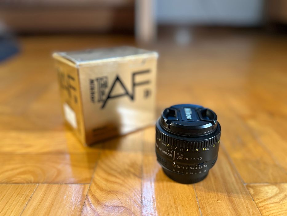 Obiektyw AF Nikkor 50 mm 1.8 D Nikon igła, super stan
