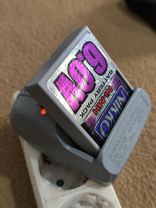 Carregador e bateria Nikko Ni-MH de 6.0V