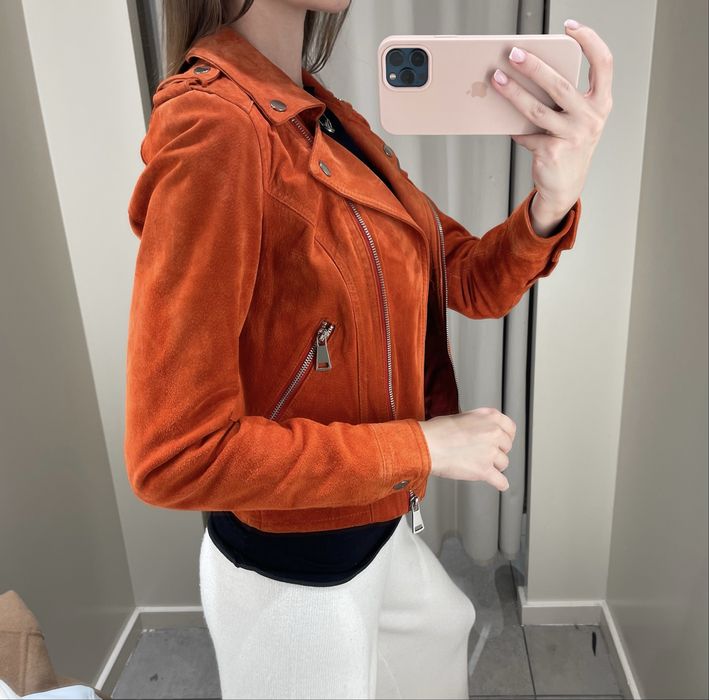 100% натуральная замшевая косуха Vero Moda не носилась