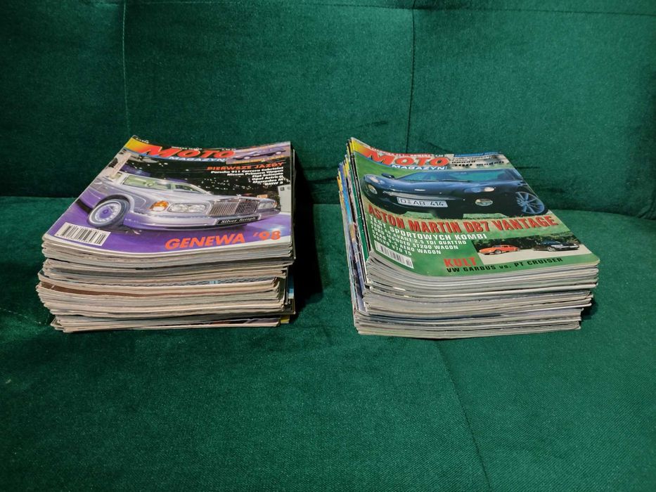 Miesięcznik motoryzacyjny Moto Magazyn z lat '93 - '00, 38 szt.