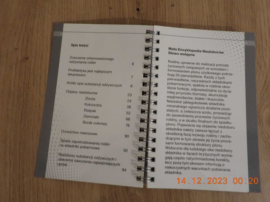 Mała encyklopedia niedoborów. Poradnik rolniczy. NOWA