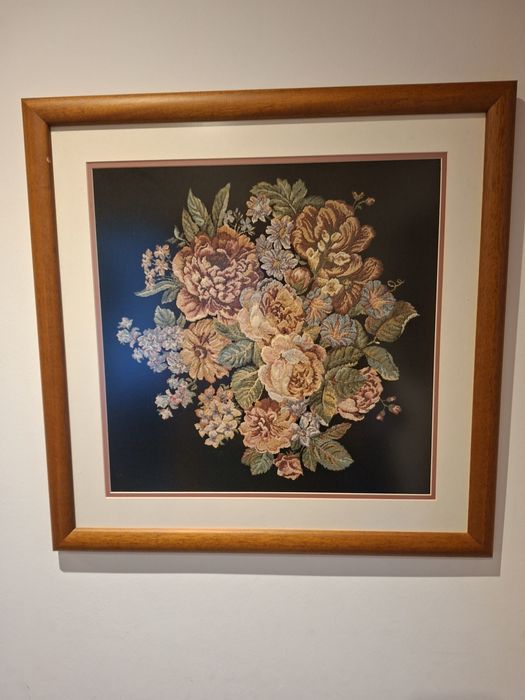 Quadro tecido floriado64376318119939121