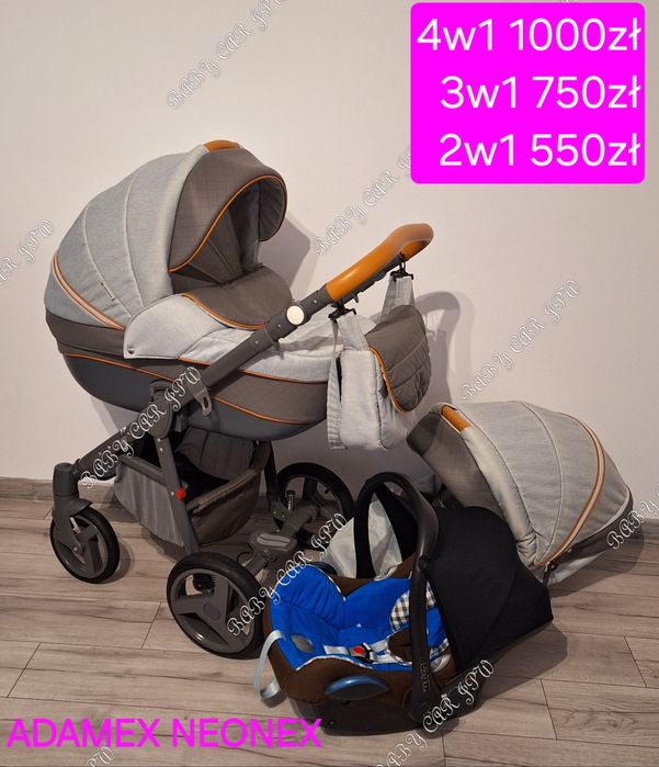 Wózek 2w1/3w1/4w1 ADAMEX Neonex