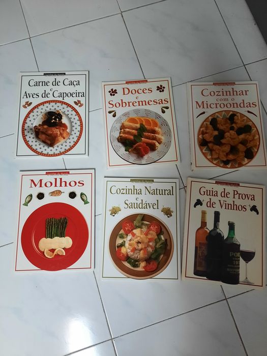 Conjunto de 14 Livros de Culinária