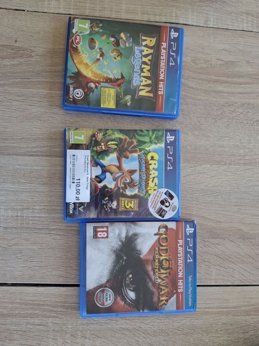 Zestaw 3  gier na ps4