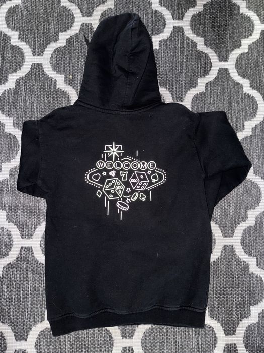 Bluza hoodie little mooonster tour lm96 S Welcome 7 świecąca w ciemn