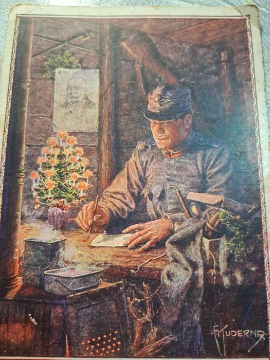 1915.Різдво. Відкритка. Орігінал.