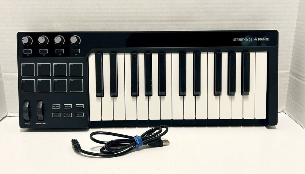 MIDI-клавіатура Donner StarryKey 25 — як нова!