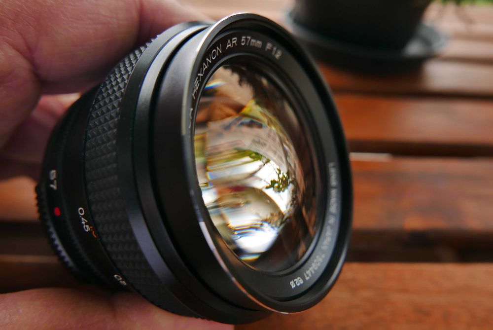Konica Hexanon AR 57mm f1.2