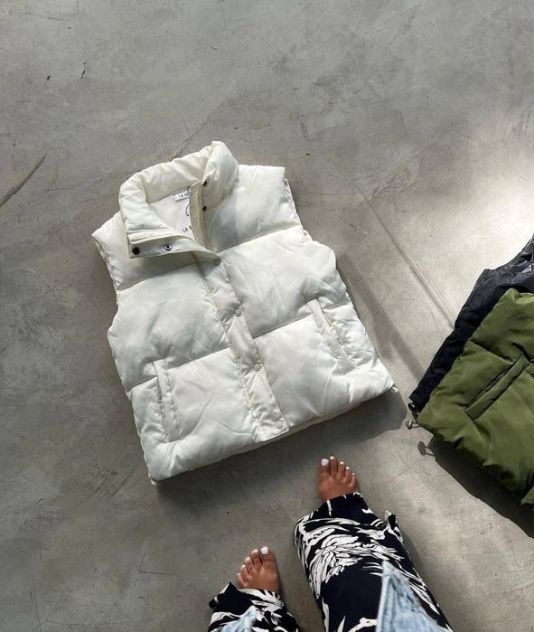 ‼️БЕЗКОШТОВНА ДОСТАВКА‼️Укорочена жіноча жилетка, дуда весіння жилетка