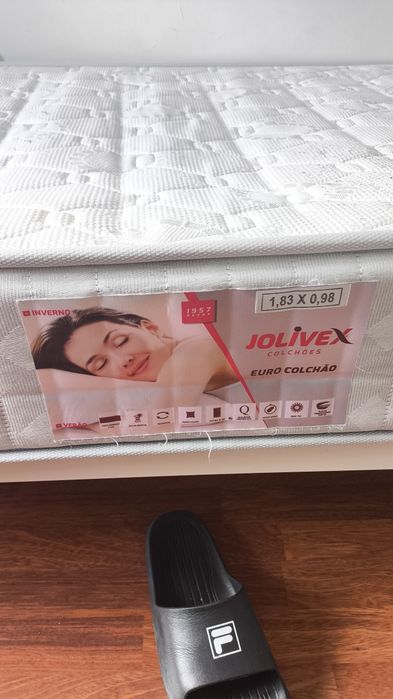 Colchão Solteiro Jolivex Euro 98x183 cm – Bom Estado