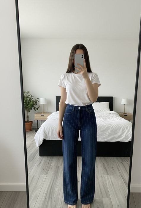 Spodnie z diamencikami