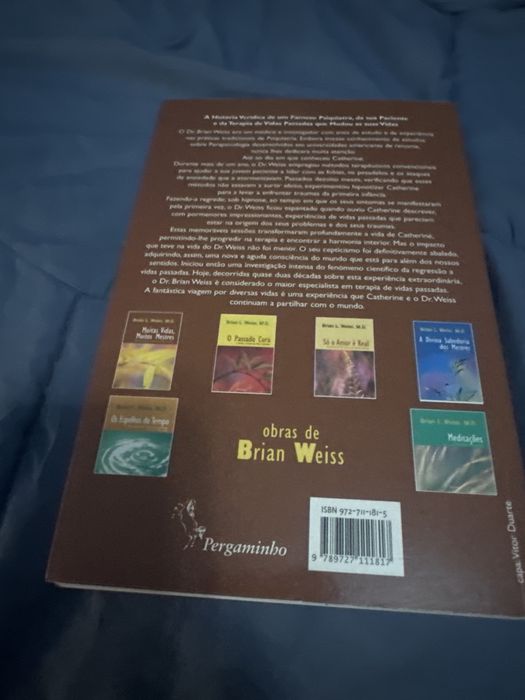 Livro Muitas vidas muitos Mestres