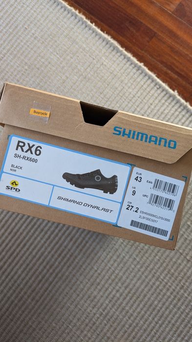 Shimano RX6 – Sapatos de Gravel/Ciclismo – Tamanho 43 – Novos