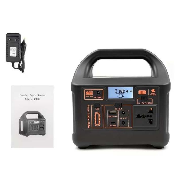 Портативна зарядна станція 200W LiFePO4 (153.6Wh)