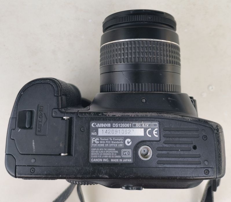 Câmera Canon 20D +lente 22-55 + Cartão 1gb