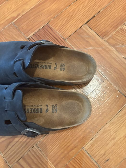 Birkenstock mules pretas originais