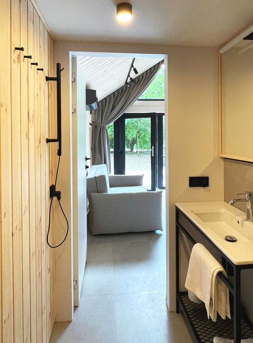 Nowe domki Sława do wynajęcia nad jeziorem Bay Zatoka Radzyń