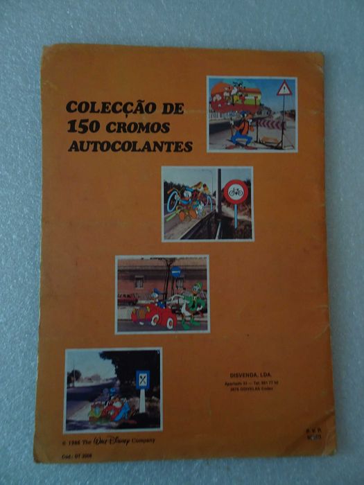 Caderneta de cromos As Regras de Trânsito - Disvenda -faltam 14 cromos