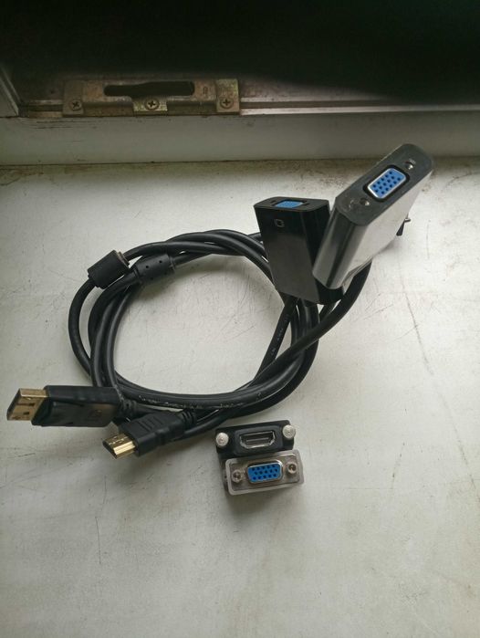 Адаптер переходники - dvi-hdmi dvi-vga, HDMI-VGA, DisplayPort-VGA