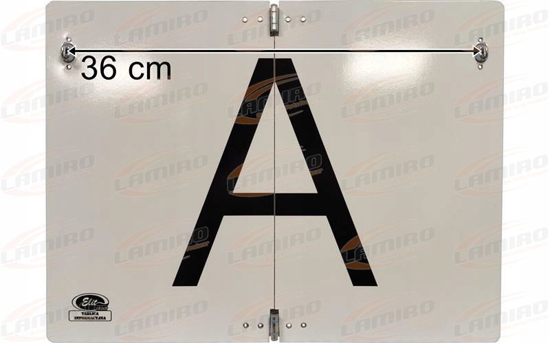 TABLICA A ADR ODPADY SKŁADANA ZAMYKANA OTWIERANA