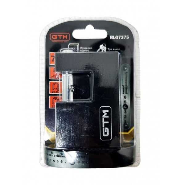 Замок навісний GTM BLG7375 напівзакритий (пальцевий)