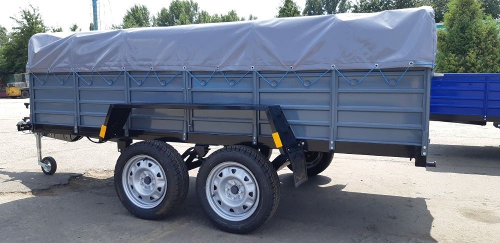 Двохосний Причіп в наявності Посилений Легковий причеп. Кремінь+КРД