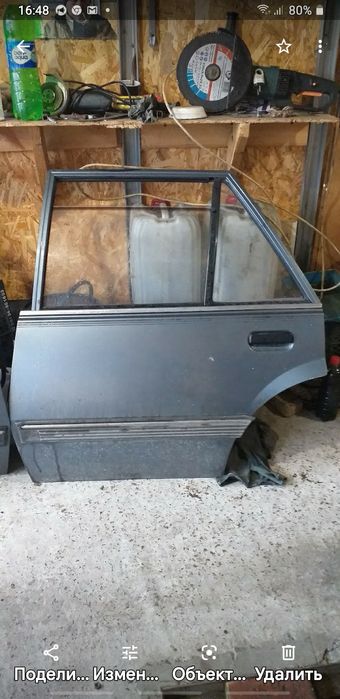 Задняя левая дверь на Опель Аскону БУ.