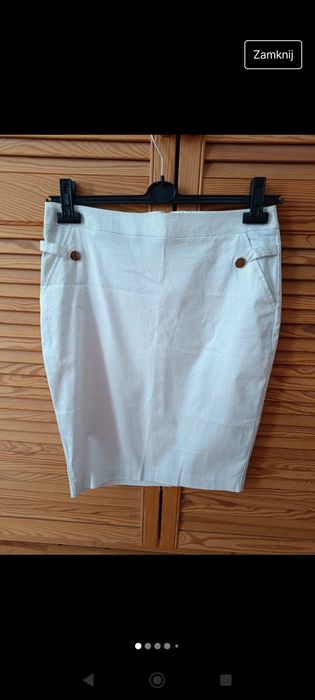 Spódnica Orsay. Elegancka, wizytowa, na codzień. Groszki. 38.