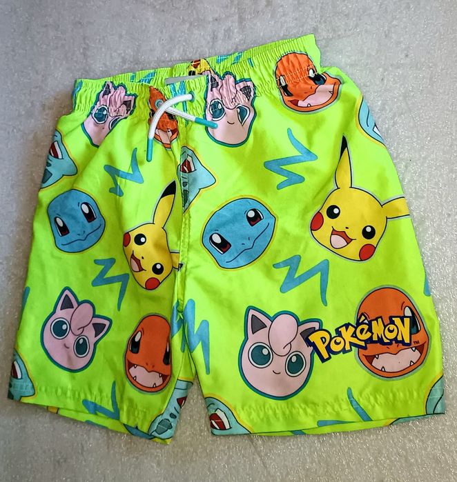 Calções de criança originais Pokémon e Marvel