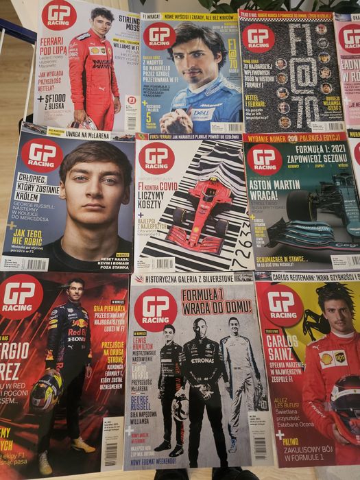 GP Racing 16 szt F1 archiwalnych wydań