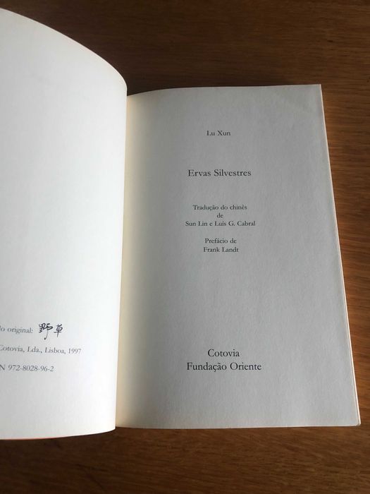 Ervas Silvestres    LU XUN