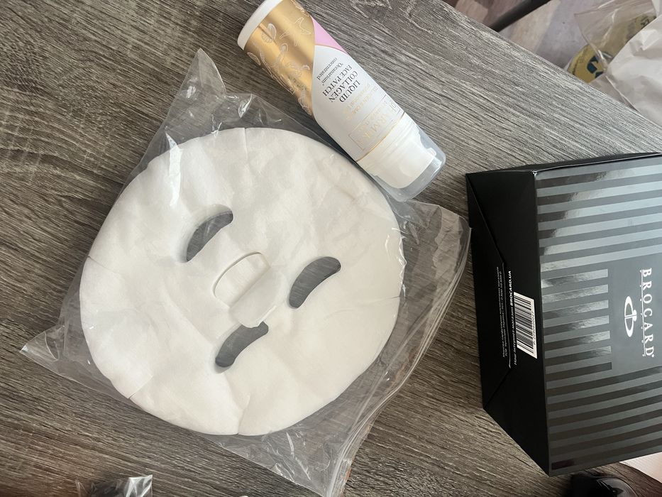 Жидкий коллаген для лица с масками