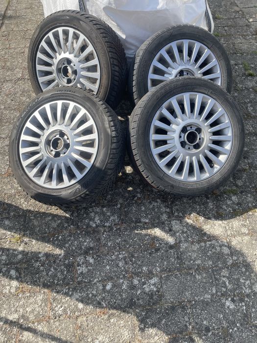 4 Pneus+Jantes originais FIAT 500