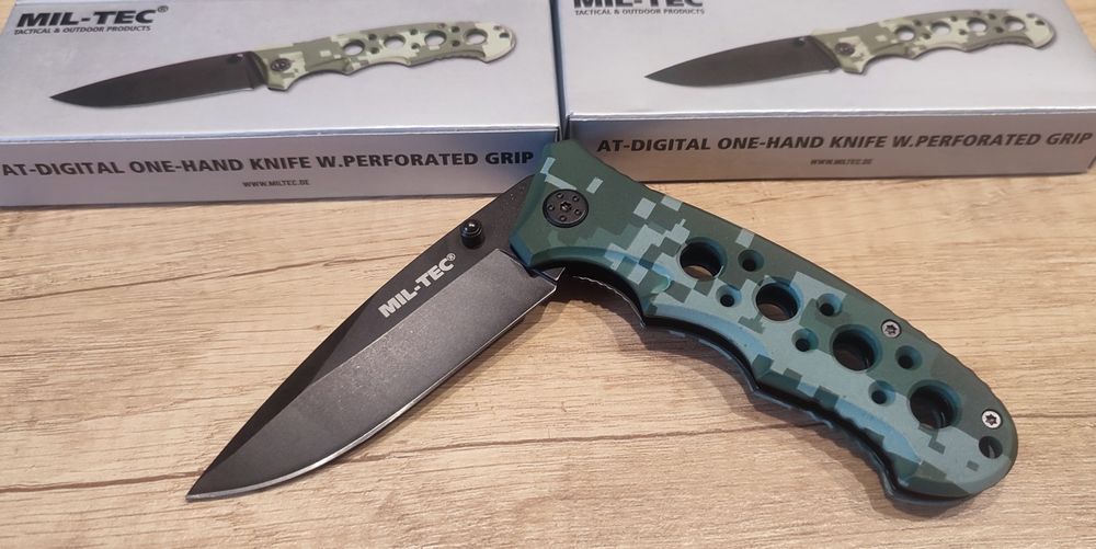 Нож MIL-TEC AT-Digital 15317170 криса пиксель камуфляж mora ontario