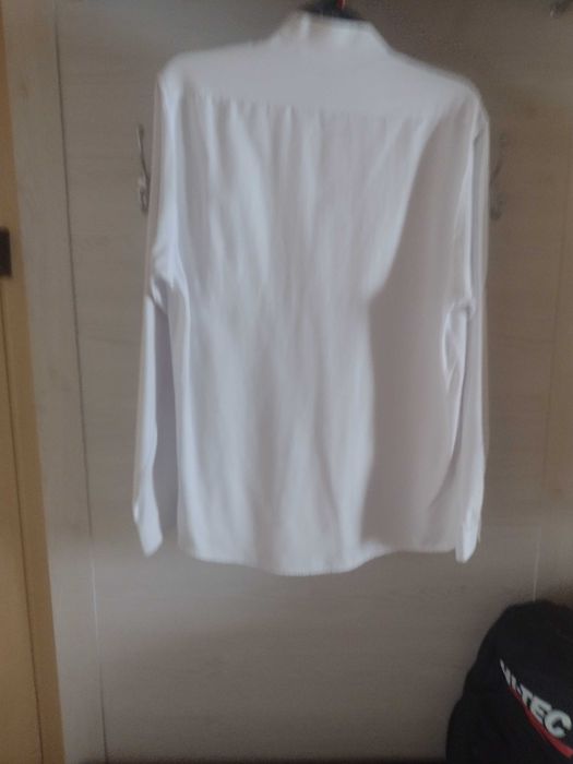 Koszula męska młodzieżowa 2xl biała SLIm Fit ESPADA
