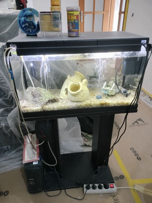 Aquário de água quente