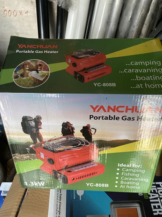 Газовый обогреватель и плита 2 в 1