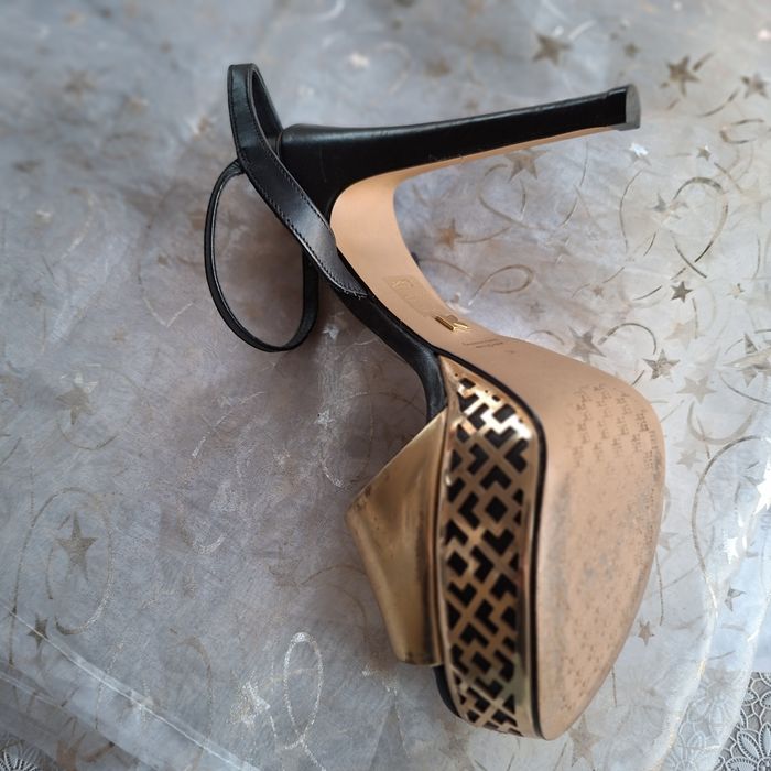 Szpilki sandałki Kazar 38 piękne wysoki obcas