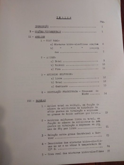 José Avelar Machado - Misturas Hidroalcoólicas