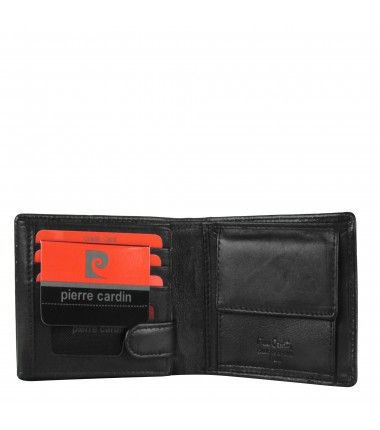 Portfel męski skórzany PIERRE CARDIN czarny