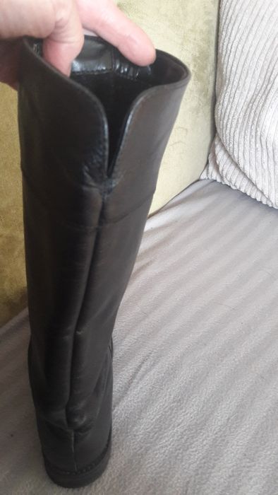 Kozaki damskie skórzane rozm. 36