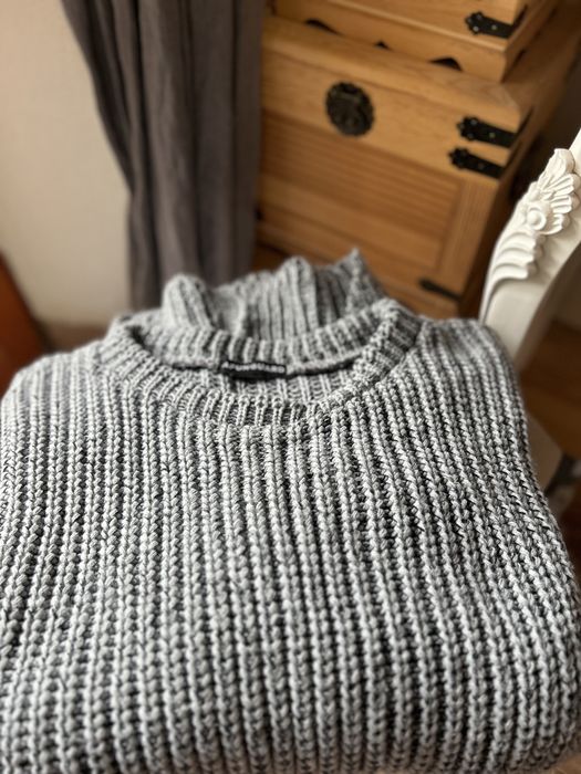 Sukienka dzianinowa/sweter jak Hand Made Afunguard M,L