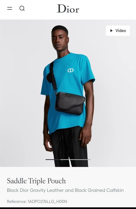 Кожаная сумка Dior