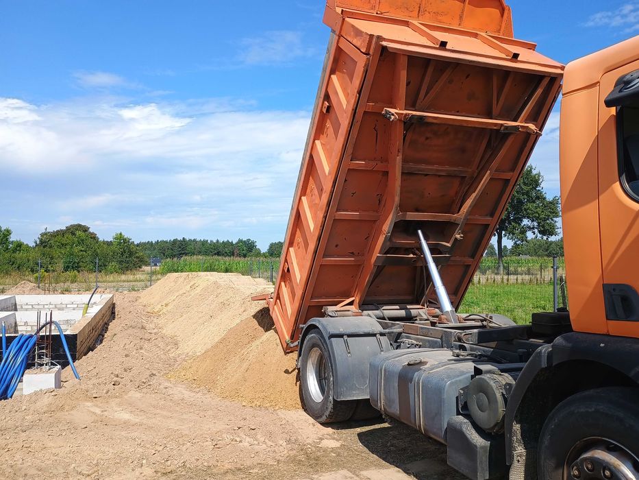 Usługi koparko ładowarką/ minikoparka/ wywrotki