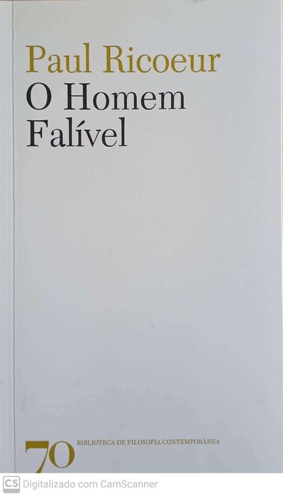 O Homem Falível - Paul Ricoeur