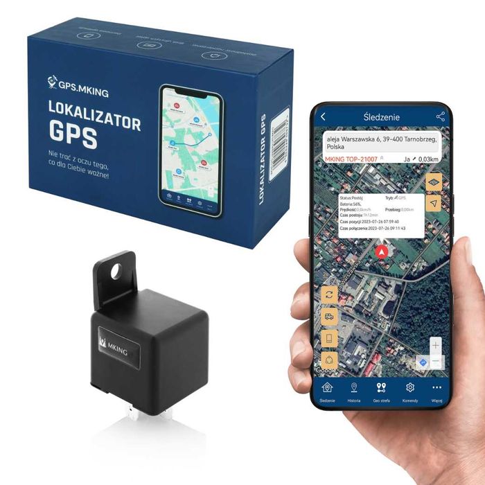 Lokalizator GPS MK67 ODCIĘCIE PALIWA pojazdu