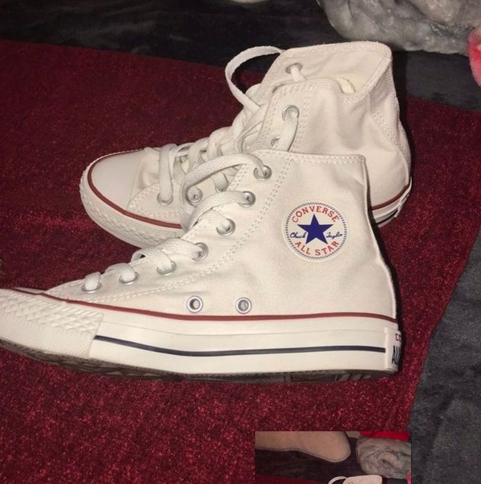 All star branco bota