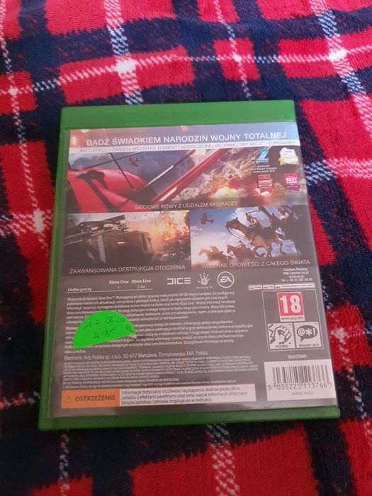 Gra na konsole Xbox One Series X Battlefield 1