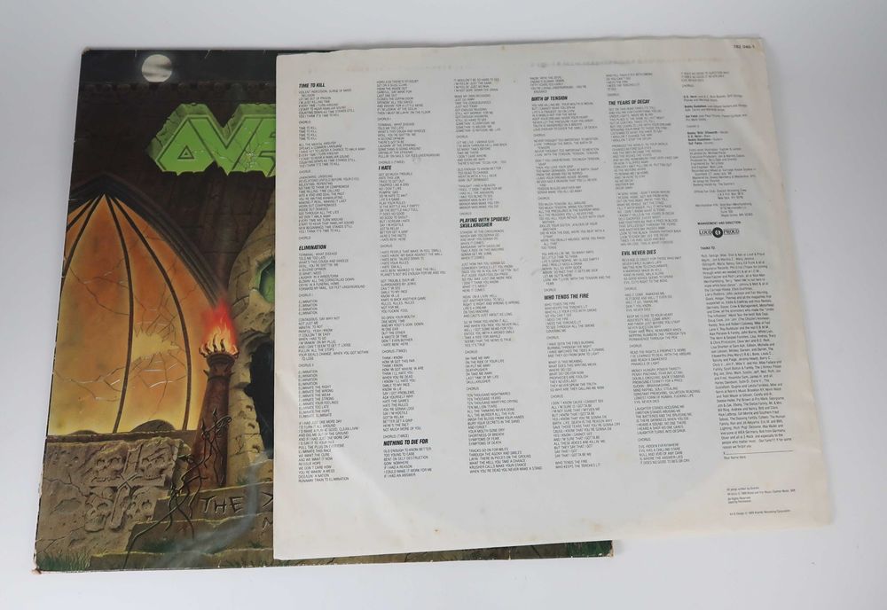 Overkill ‎– The Years Of Decay– Disco Vinil LP - Thrash Metal